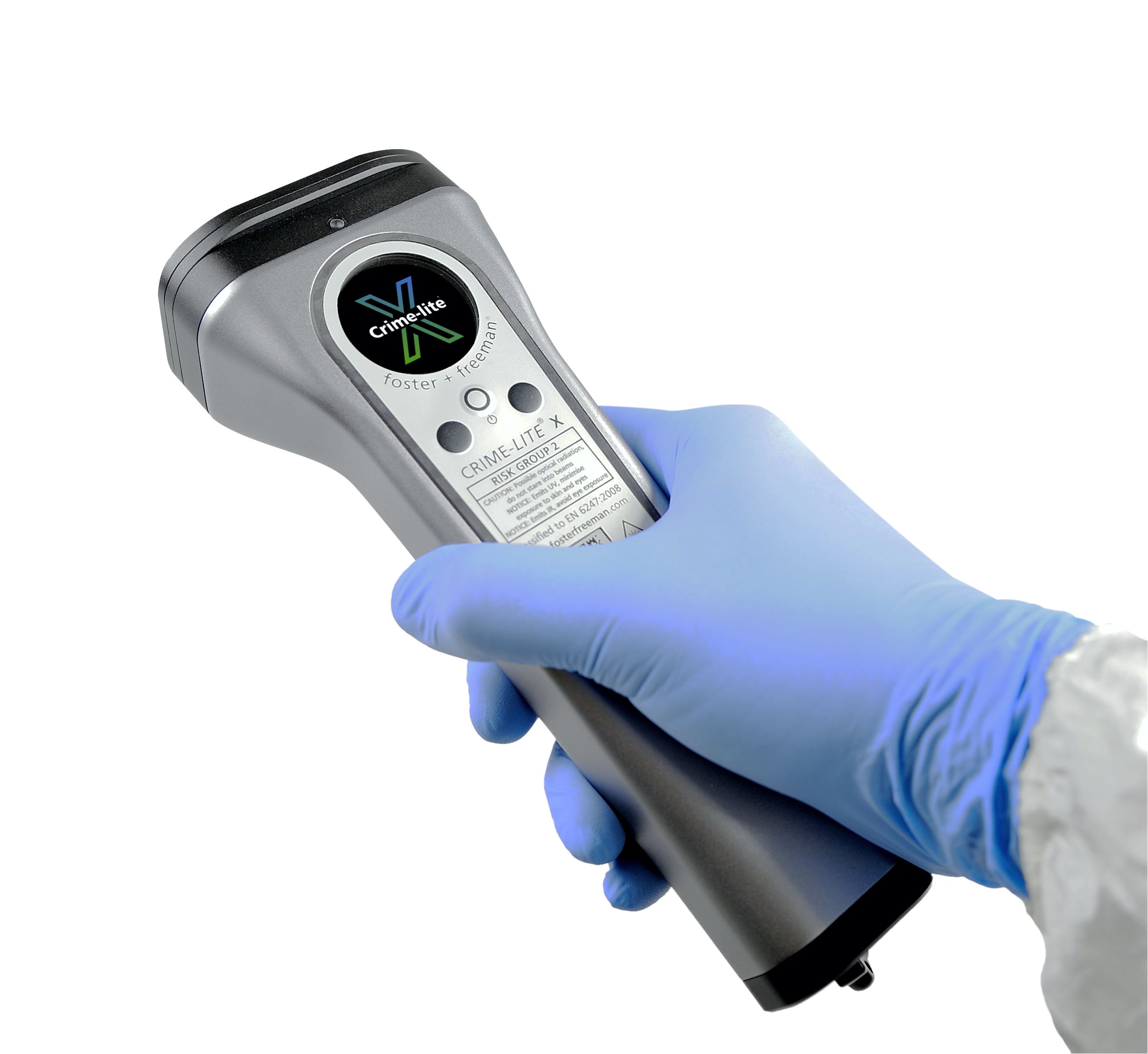 Crime-lite®X -1 light source, 175x illumination wavebands. The unique Crime-lite X is a complete ALS kit in a single light source